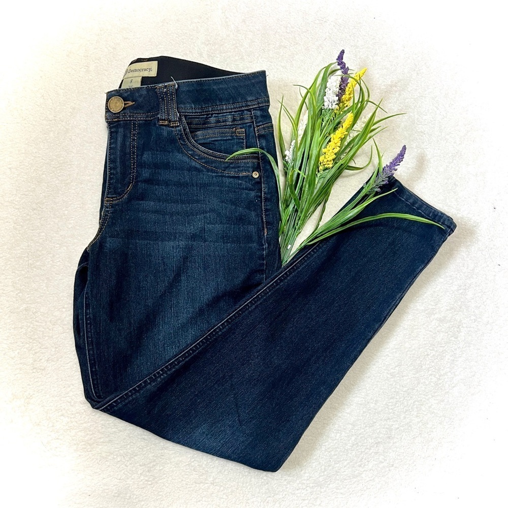 Democracy "Ab" Technology Dark Wash Skinny Jean - Size 8 (30")